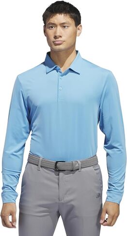 adidas Men's Core Long Sleeve Golf Polo Shirt in Saudi Arabia