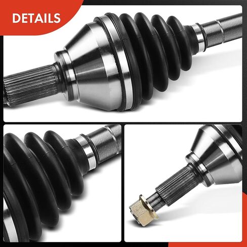 A-Premium Pair (2) Front CV Axle Shaft Assembly Compatible with Nissan Maxima 2009-2014 3.5L, Petrol, Driver & Passenger Side in Saudi Arabia