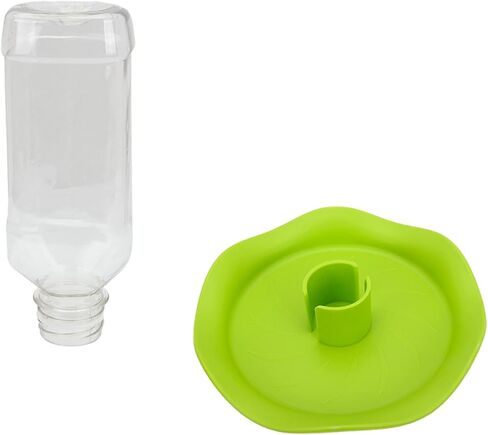 موزع مياه الزواحف سقي الزواحف التلقائي إعادة تعبئة موزع المياه تغذية وعاء الماء مع زجاجة خضراء لسحلية السلحفاة in Kuwait