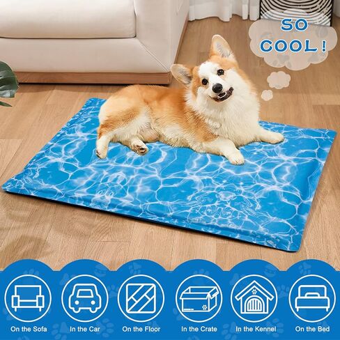 بساط تبريد للكلاب، وسادة تبريد لحقن الماء، سجادات تبريد للحيوانات الأليفة للكلاب الكبيرة والقطط أثناء النوم، وسادات تبريد للحيوانات الأليفة في الصيف لبيوت الكلاب والأقفاص والأسرة in Kuwait