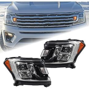 RH Halogen Headlight Fit for 2018 2019 2020 2021 Ford Expedition XLT Limitated Headlamp Assembly Right Passenger Side With Bulbs FO2503370 JL1Z-13008-K in Kuwait