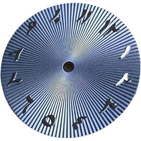 WCC00816 28.5mm Watch Dial for NH35 NH36 NH70 Automatic Movement Replacement Arabic Numerals Face No Calendar in Kuwait