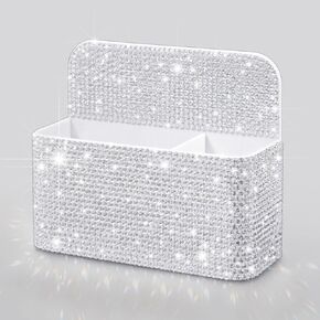 Bling Magnetic Marker Holder for Whiteboard Pen Holder for Women Girls Sparkly Gift Desk Organizer with Glitter Rhinestones for Christmas School Office Supplies (Pink) in Saudi Arabia