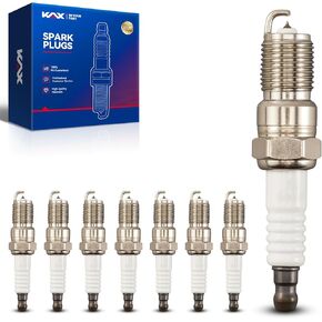 KAX بلاتينيوم شمعات الإشعال 8 عبوات متوافقة مع سيلفرادو 1500، تاهو، سييرا 1500، سيلفرادو 2500 HD، سوبربان 1500، إكسبريس 2500، إسكيب، إكسبريس 3500، يوكون، كورفيت in Kuwait