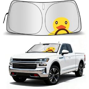Windshield Sunshade for Chevrolet/Chevy Silverado 1500 2019-2026,Foldable Windshield Sun Shade for Silverado,Blocks Ultraviolet Rays in Kuwait