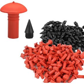 Wuyaoyao 90PCS Mushroom Tire Plugs with 90PCS Pins, Car Tire Repair Plug Kit for Punctures and Flats, Practical Rapid Plug for Tubeless Tires Repair, Car Accessories for Motorcycle SUV (Large) in Kuwait