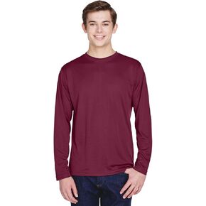 Team 365 Men's Zone Performance Long-Sleeve T-Shirt 4XL SPORT MAROON in Kuwait