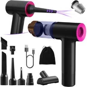 Car Vacuum Cleaner - 9000Pa Cordless Vacuum, Mini, Portable, Handheld | Sucker, Blower | Car, Home, Kitchen & Office Use | car Accessories | Black in Saudi Arabia