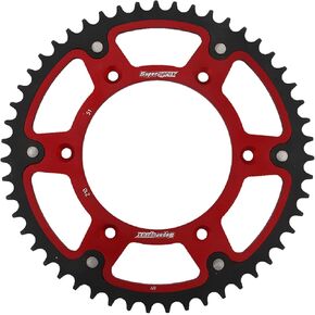 Supersprox Stealth Rear Sprocket (51T) (Red) Compatible With 02-19 HONDA CRF450R in Kuwait