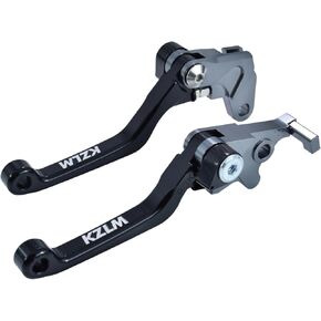 Motorcycle Foldable Clutch Brake Lever CNC Aluminum Pivot Handle for DRZ400S 2000-2024 DRZ400SM 2005-2024 DR200S 2015-2019 DR250R 1997-2000 (Black) in Kuwait