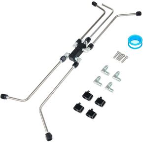 مجموعة فتحات تهوية البخار MR HELLO LS Coolant Crossover - مجموعة خط بخار 4 منافذ LS لمحركات LS1 LS2 LS3 LS6 - تعزيز الأداء مع مجموعة منافذ البخار LS هذه in Kuwait