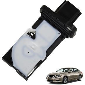 Mass Air Flow Sensor Meter MAF 22680-5RB0A Compatible with Nissan Altima Pathfinder Frontier Juke Sentra Maxima Versa Murano, Infiniti QX60 Replace OE AFH60M-48 2505059 22680-BV80B in Kuwait