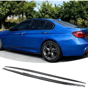 Side Skirts Rocker Panels Extension Pair Fit For BMW 3 Series F30 F31 (M Sport Only) 2012-2018 328i/ 330i/ 335i/ 340i/ 330e, ABS Plastic Gloss Black 2pcs Air Chin Body Kit Exterior Accessories in Kuwait