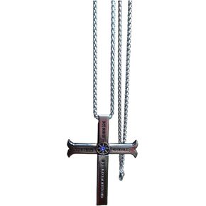 Anime A Piece Necklace Dracule Mihawk Cross Sword Necklace，Hawkeye Sword Cosplay Necklace Pendant Metal Necklaces Jewelry Pendant Men Women Gift in Saudi Arabia