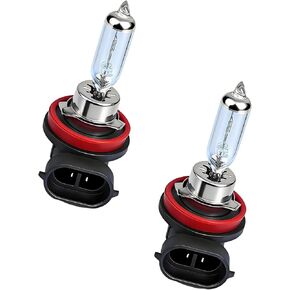 2 PCS H11 Halogen Bulbs, 12V 55W Vehicle High/Low Beam Lighting Lamp Xenon Light Bulbs, Universal Halogen Headlight Bulb Replacement for Car Truck SUV, Car Accessories in Kuwait