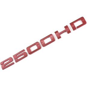 Aimoll 1pcs 2500HD Nameplates Emblems,3D Decal Badges Glossy for Gm Silverado (Red) in Kuwait