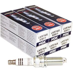 OVERSTOCKDIRECT NGK 93911 Iridium IX Spark Plugs LKR7AIX Compatible with Mercedes Benz Mitsubishi Dodge Freightliner 2006-2013 V6 Select Models (6 pack) in Kuwait