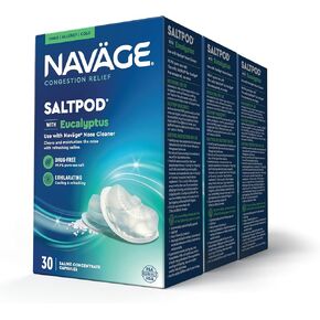 Navage Eucalyptus SaltPod Bundle: 3 Eucalyptus SaltPod Capsule 30-Packs (90 SaltPods) in Kuwait