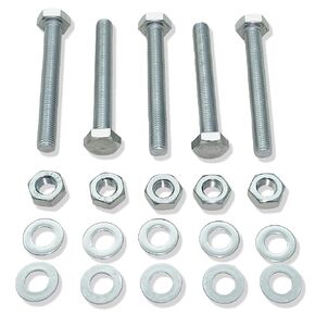 (Pack of 5pcs) M10 x 40mm (1.25 Pitch) Stainless Steel Metric Hex Head Cap Screws Bolts BLT-012 in Saudi Arabia