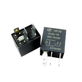 10 قطعة/الوحدة التتابع HFV6 012H-TR 12VDC 30A السيارات مروحة مضخة زيت تكييف الهواء التتابع in Kuwait