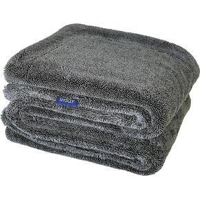 SHSCLY Dual-Sided Microfiber Car Drying Towel – Professional Control, Streak-Free Finish, No Dragging or Heavy Feel, Safe for Paint, Glass & Coatings (26.8" × 32.3") in Kuwait