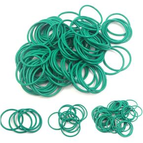 10PCS FKM O Ring Sealing Gasket Insulation Oil High Temperature Resistance Fluorine Rubber Green CS 1-2.4mm OD 4-70mm(OD 33mm,CS 1.5mm) in Kuwait