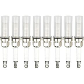 Set of 8 LKAR7C-9 93961 Spark Plugs Replacement for Mercury Outboard Motor 175 HP to 300 HP Racing 250R 300R 450R V6 V8 3.4L 4.6L 4-Stroke Replace 8M0135348 33-8M0135348 in Kuwait