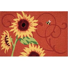 Jellybean Modern Indoor/Outdoor Mat Home Comfort Rugs 20" X 30" Rectangle Sunflower Solstice in Kuwait