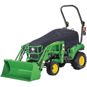 غطاء جرار مقاوم للماء عالي التحمل 900D غطاء قلنسة جرار صغير الحجم متوافق مع كوبوتا، جون ديري، ماهيندرا، بوبكات (أسود) in Kuwait