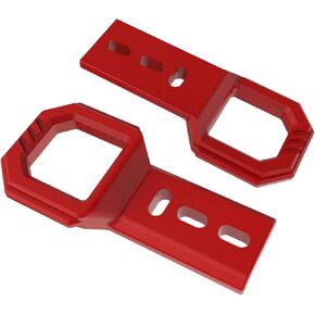 خطافات سحب أمامية لـ Tacoma 2024 2025 2026/4Runner 2025-2026،/Ford F150 2009-2023، خطاف سحب 2 قطعة أحمر in Kuwait