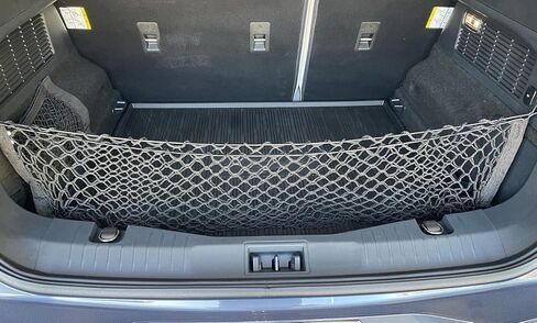 Trunk Organizer Cargo Net for Mustang Mach-E 2021-2026 – Envelope Style Cargo Net for SUV – Premium Mesh Elastic Car Trunk Organizer Vehicle Carrier Storage – Compatible with Mach-E in Kuwait