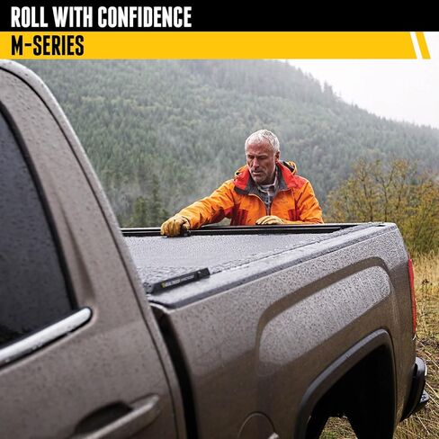 RealTruck Roll-N-Lock M-Series Retractable Truck Bed Tonneau Cover | LG223M | Fits 2019 - 2025 Chevy/GMC Silverado/Sierra, works w/ MultiPro/Flex tailgate (w/o Carbon Pro Bed) 5' 10" Bed (69.9") in Saudi Arabia
