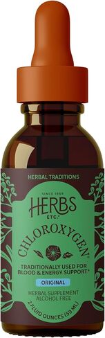 أعشاب الخ، كلوروكسيجين، تركيز الكلوروفيل، خالي من الكحول، 29.5 مل in Kuwait