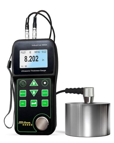 Ultrasonic Thickness Gauge Industrial-888X Echo-Echo Mode Measure Through Coating up to 19.685mils (500 microns) / Cast Iron Thickness Measurement/PC Connection in Kuwait