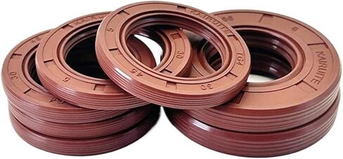 Fluororubber Skeleton Oil Seal ID 26~27mm OD 37mm~52mm Superior Sealing Performance Temp Resistance Leak-Proof Part(26x38x8,1pc) in Kuwait