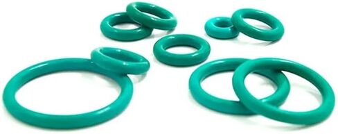 Green FKM O Ring Seal Thickness Oil Gaskets Fuel Washer,Fluorine Rubber O-Rings OD*WD 1.9mm(115x1.9(2pcs)) in Kuwait