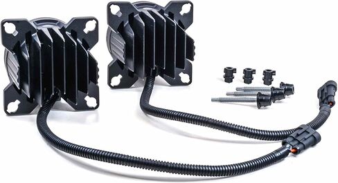 Morimoto BI-LED High/Lowbeam, Sealed3 LED Headlight Housing, Universal 90mm DOT Approved Projector, Ultra Bright Plug and Play Upgrade for Custom Cars, Motorcycles, Motorhomes, Buses, etc. (1x LF802) in Kuwait