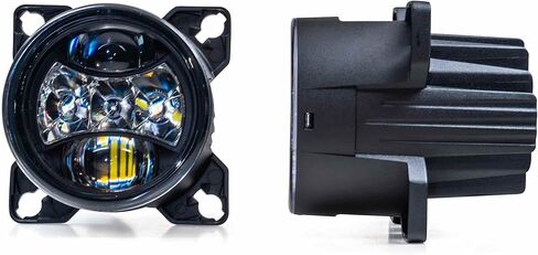 Morimoto BI-LED High/Lowbeam, Sealed3 LED Headlight Housing, Universal 90mm DOT Approved Projector, Ultra Bright Plug and Play Upgrade for Custom Cars, Motorcycles, Motorhomes, Buses, etc. (1x LF802) in Kuwait