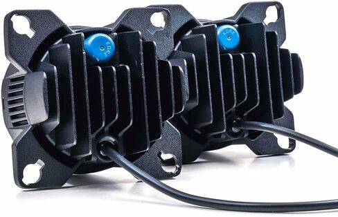 Morimoto BI-LED High/Lowbeam, Sealed3 LED Headlight Housing, Universal 90mm DOT Approved Projector, Ultra Bright Plug and Play Upgrade for Custom Cars, Motorcycles, Motorhomes, Buses, etc. (1x LF802) in Kuwait