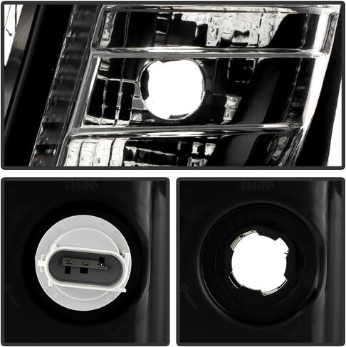 KEEKPO - For 2016-2024 Nissan Titan XD 17-24 Titan Halogen Type Black Housing Headlights Headlamps Pair Set Left+Right in Kuwait