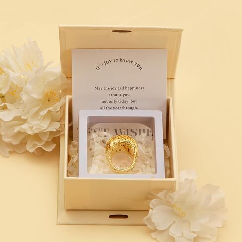 Gold Ring for Women，18K Gold Plated Hollow Out Design Ring， Personality Trend Fashion Ring in Saudi Arabia