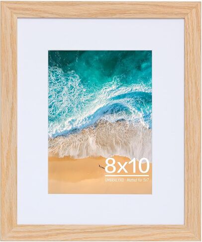 إطار صورة مقاس 5x7، إطارات صور من الخشب الصلب مع زجاج شبكي، عرض 4x6 مع حصيرة أو 5x7 بدون حصيرة، إطار صورة لعرض الطاولة والجدار، حزمة واحدة، أسود in Kuwait