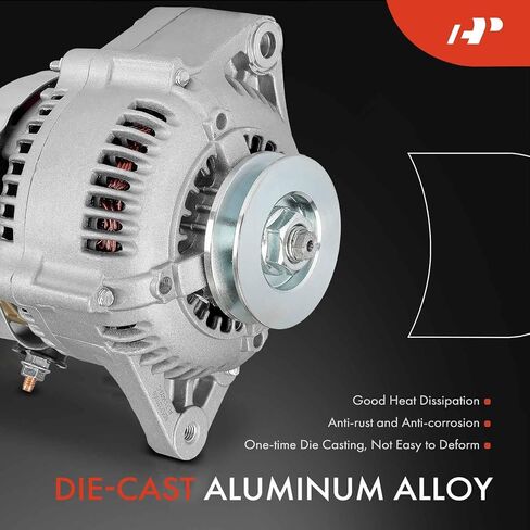 A-Premium Alternator Compatible with Toyota 4Runner/Pickup 1993-1995, 2.4L, Automatic Transmission, 12V 70A 1-Groove Pulley Clockwise, Replace# 2706035160, 101211-0200 in Saudi Arabia