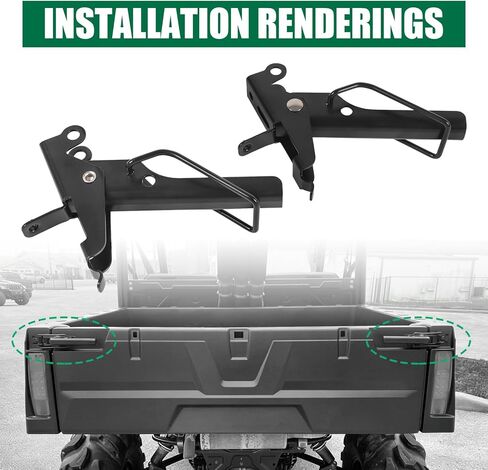 مجموعة مزلاج الباب الخلفي لليد اليسرى واليمنى متوافقة مع Polaris UTV Ranger 400 500 570 800 ETX EV EM1400 GEM LSV يستبدل # 1018849 1018850 in Saudi Arabia