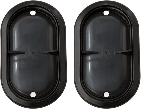 2Pcs Truck Bed Drain Plug Hole End Cap Plastic Cover Compatible with Toyota Tundra 2007-2021 2nd Gen Replace 47419-0C010 474190C010 in Kuwait