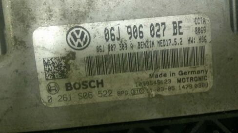 وحدة التحكم في المحرك ECM 2.0L FWD تناسب 11 متوافقة مع TIGUAN 06J 906 027 BE 06J906027BE in Saudi Arabia