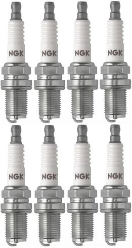 R5671A-7 Racing Spark Plugs | Set of 8 | Fits Performance Gasoline Engines | Non-Resistor Cold Heat Range Plug | NGK Spark Plugs in Saudi Arabia