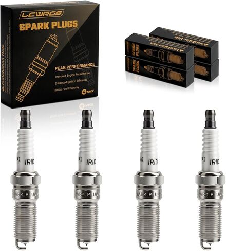 4 Pack Iridium Spark Plugs 4344 Fit for 2006-2013 Mazda 3 Mazda 6 Chevy Colorado Cobalt Equinox Malibu HHR Ford Fusion Escape Saturn Sky Buick Verano GMC Terrain 2.0L-2.9L Replaces LTR5IX-11 in Saudi Arabia