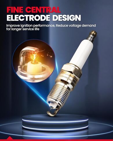 KAX بلاتينيوم شمعات الإشعال 8 عبوات متوافقة مع سيلفرادو 1500، تاهو، سييرا 1500، سيلفرادو 2500 HD، سوبربان 1500، إكسبريس 2500، إسكيب، إكسبريس 3500، يوكون، كورفيت in Kuwait