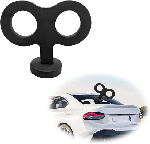 Car Wind Up Key Sticker, Funny 3D Sticker Wind Up Rolling Key for Car Back and Roof Decoration, Cute Turn Key Clockwork Auto Exterior Stickers, Universal Car Accessories (Black) in Saudi Arabia